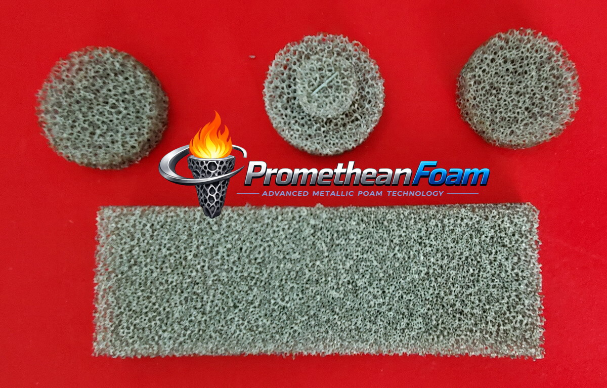 Professional foam metal aluminum casting filter samples - 50 free samples available for testing against ceramic filters, ships worldwide